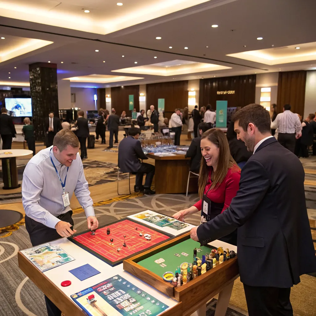 Large corporate game night event